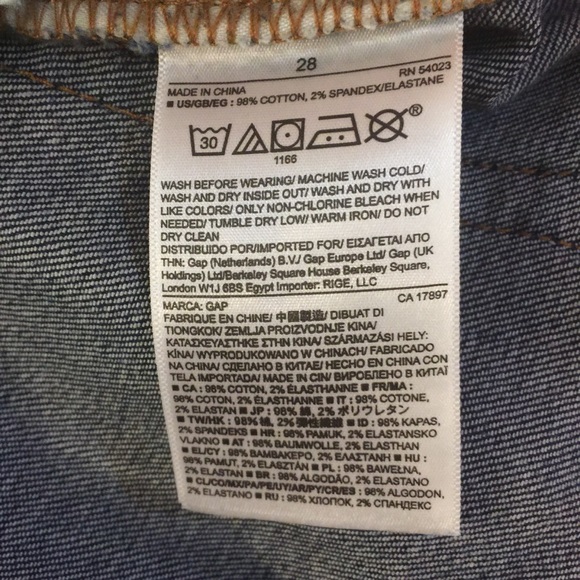 GAP 1969 Semi-Distressed Jean Skirt - Picture 5 of 7